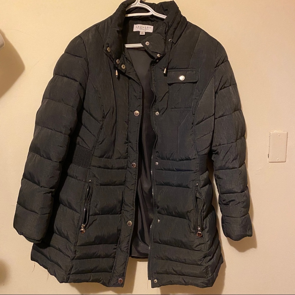 Womens Laundry Winter Coat with Detachable Hood